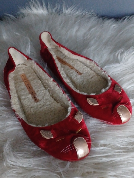 Marc By Marc Jacobs Shoes - Marc  By Marc Jacobs Velour Cat Face Flats